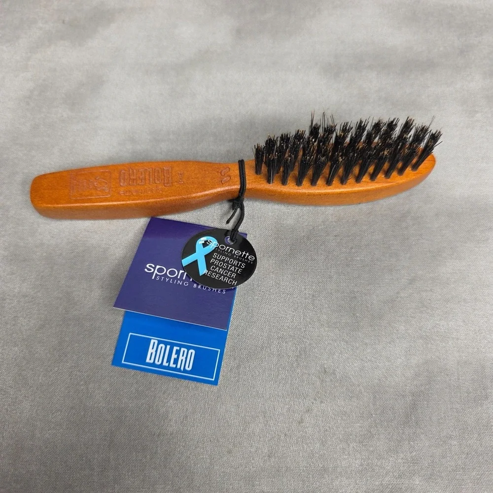 Spornette B-4 Bolero 100% Boar Bristle Beard & Mustache Styling Brush
